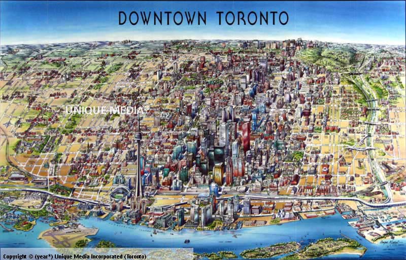 downtown toronto map